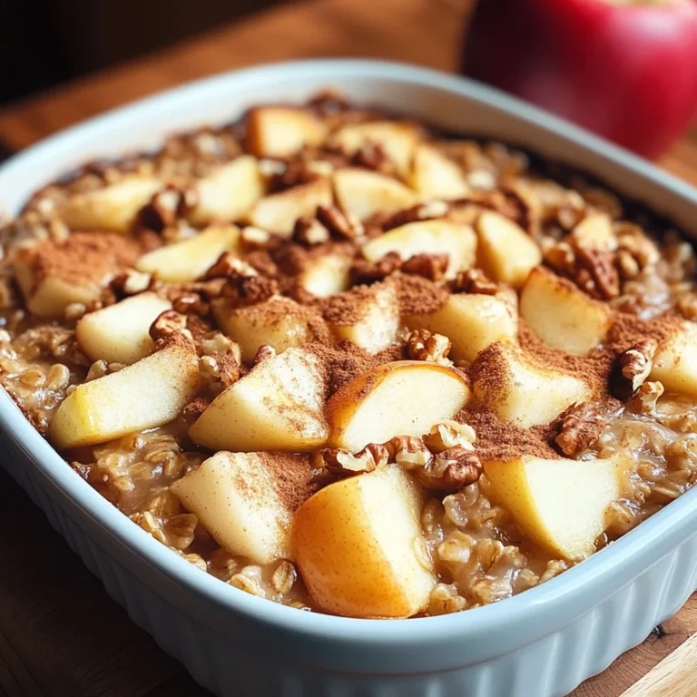 Baked Oatmeal Apfel-Zimt