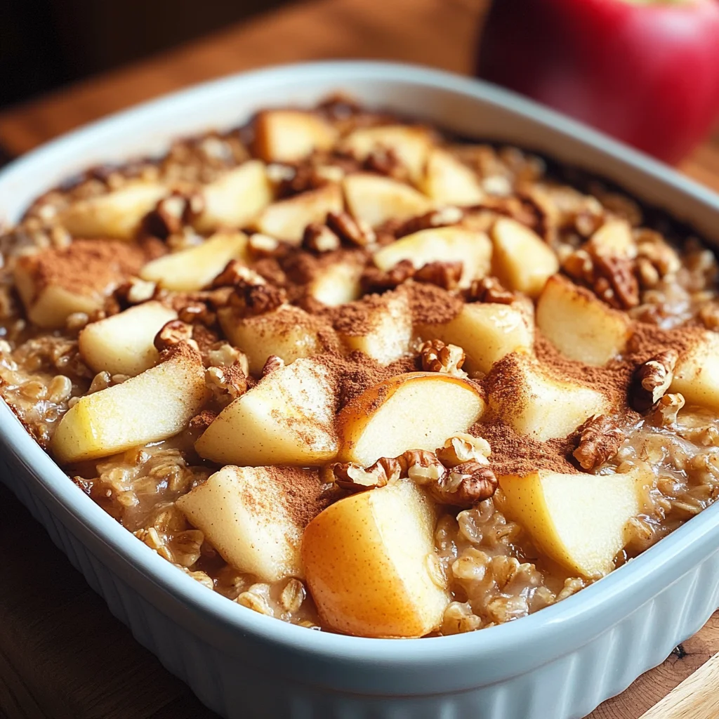 Baked Oatmeal Apfel-Zimt