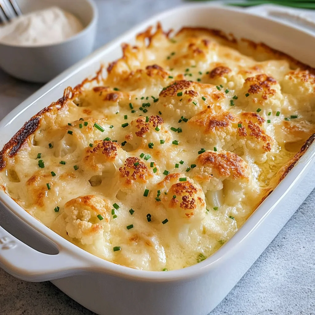 Blumenkohlauflauf - vegetarisch & knusprig überbacken