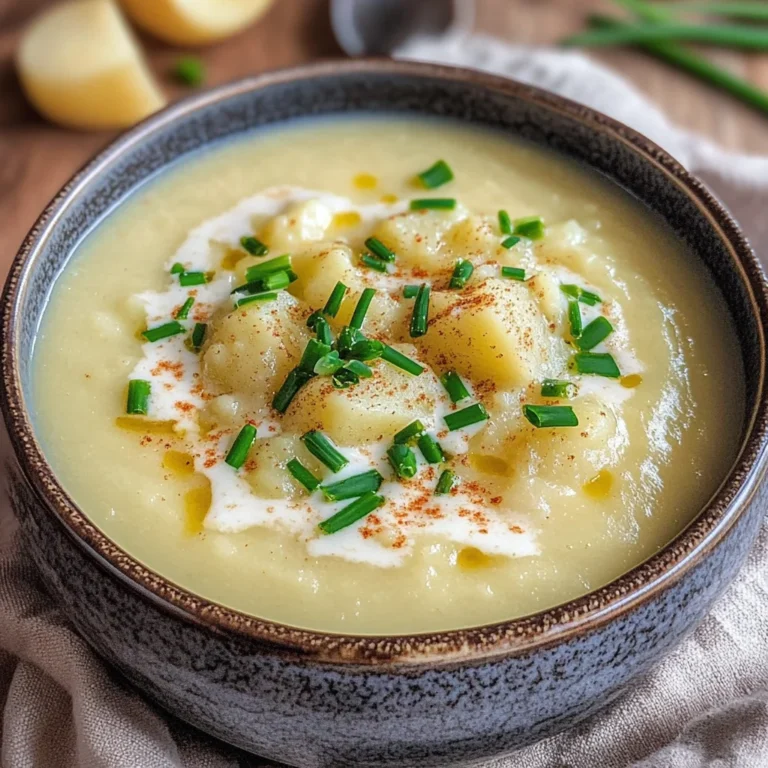 Blumenkohlsuppe - mit Kartoffeln, wie von Oma