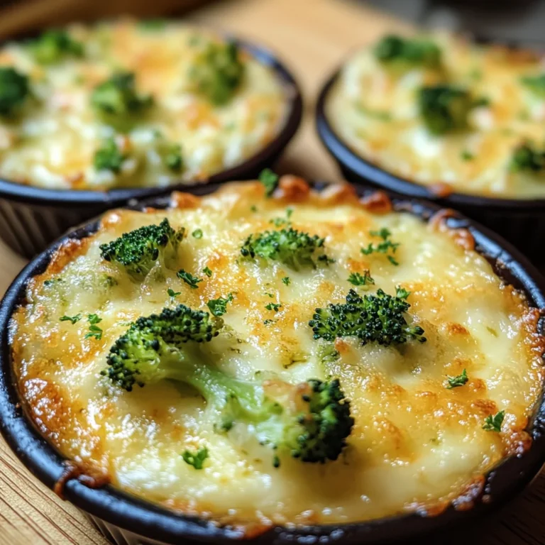 Brokkoliraspeln mit Käse überbacken