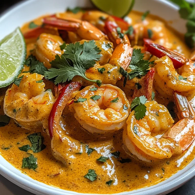 Cremige Garnelen in Kokos-Curry-Sauce