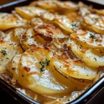 Cremiger French Onion Kartoffelauflauf
