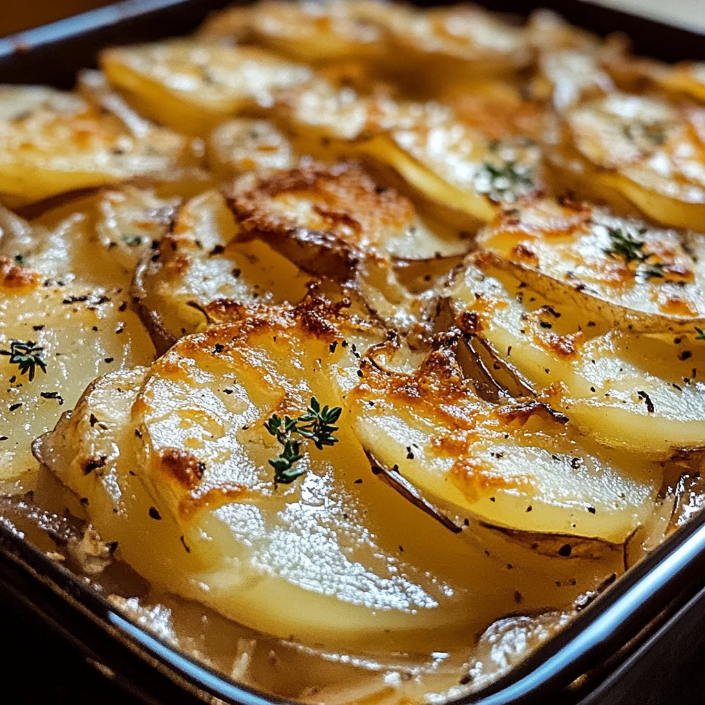 Cremiger French Onion Kartoffelauflauf
