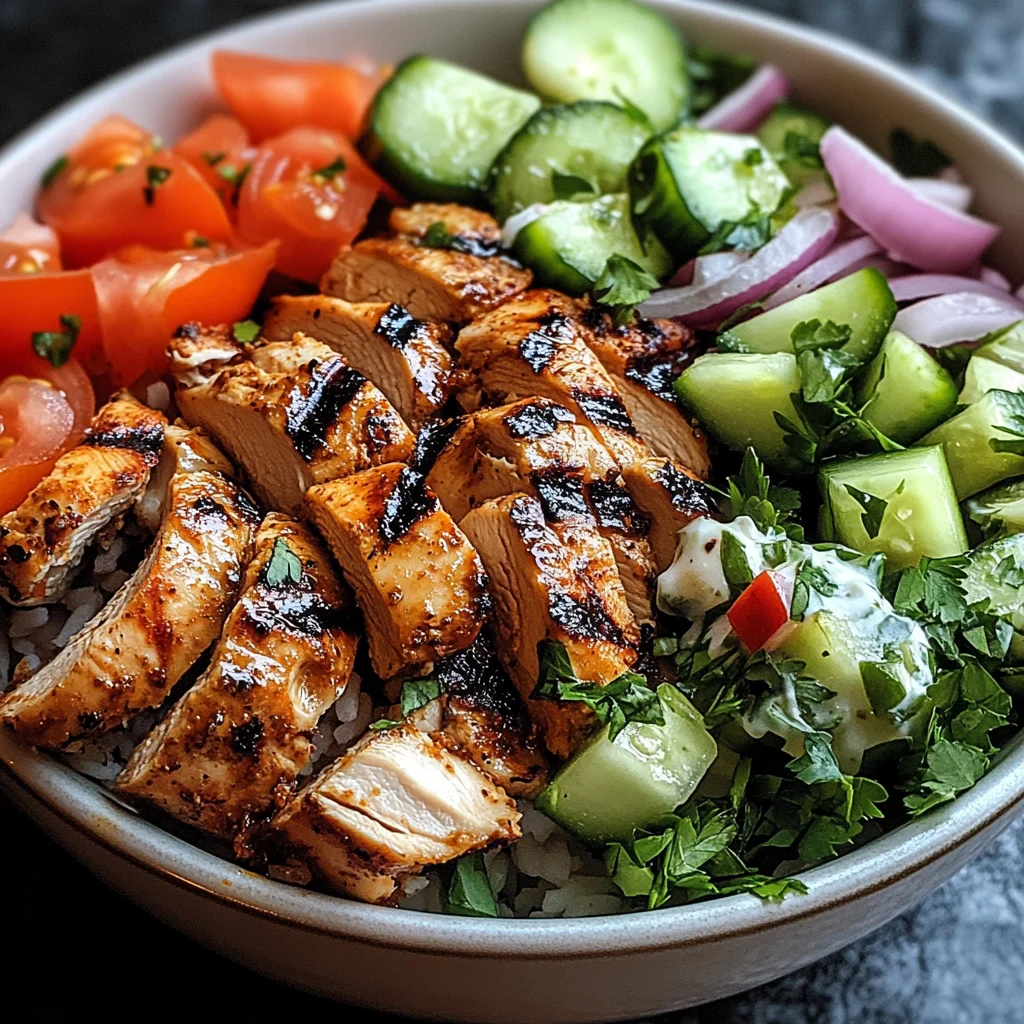 Döner-Bowl mit Hähnchen