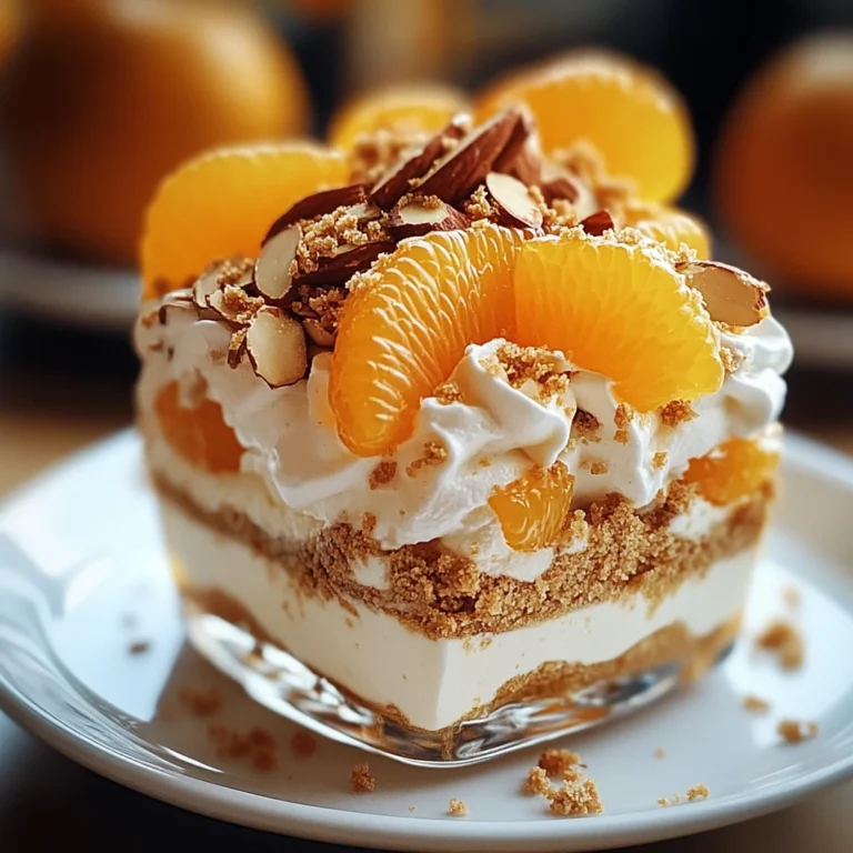 Eierlikör-Mousse mit Spekulatius-Creme und Mandarinen