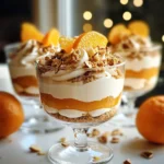 Eierlikör-Mousse mit Spekulatius-Creme und Mandarinen