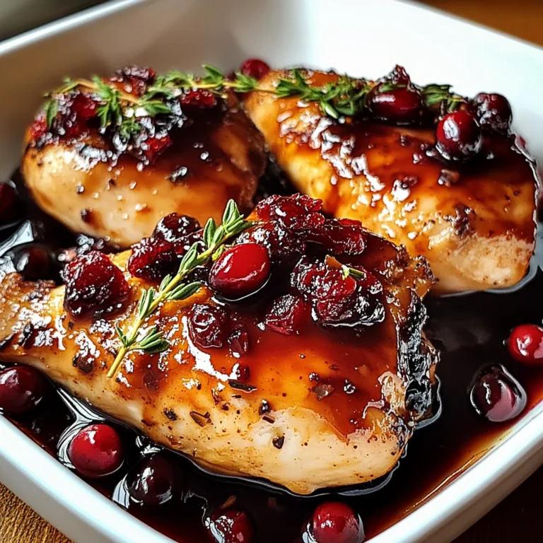 Hähnchen mit Preiselbeer-Balsamico-Glasur