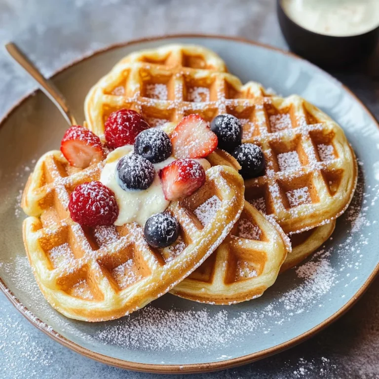 Joghurt-Waffeln - so saftig