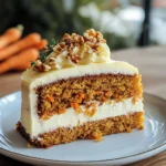 Karottenkuchen mit Weißer Schokoladenmousse