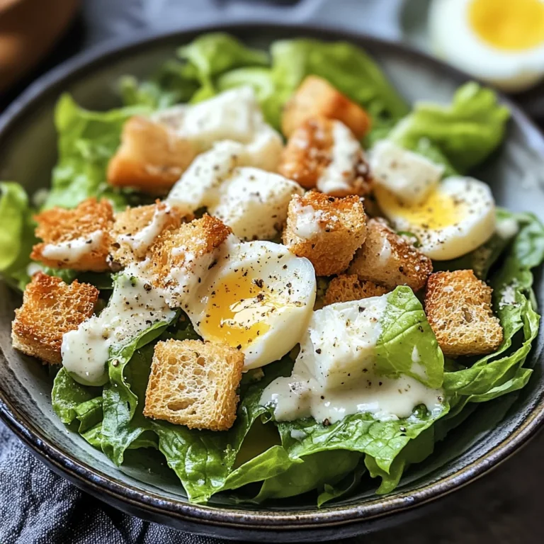 Knuspriger Caesar-Salat