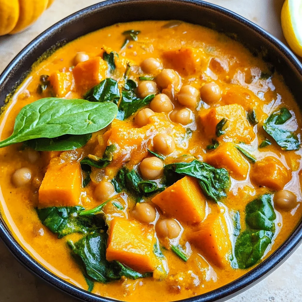 Kürbis-Kichererbsen-Curry