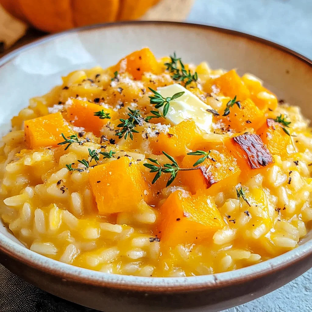 Kürbisrisotto