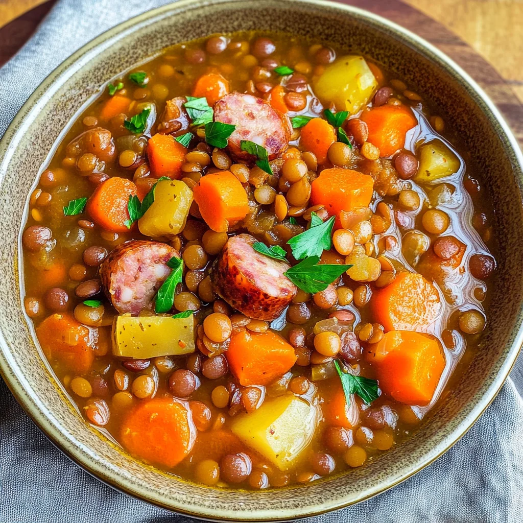 Linsensuppe Rezept klassisch