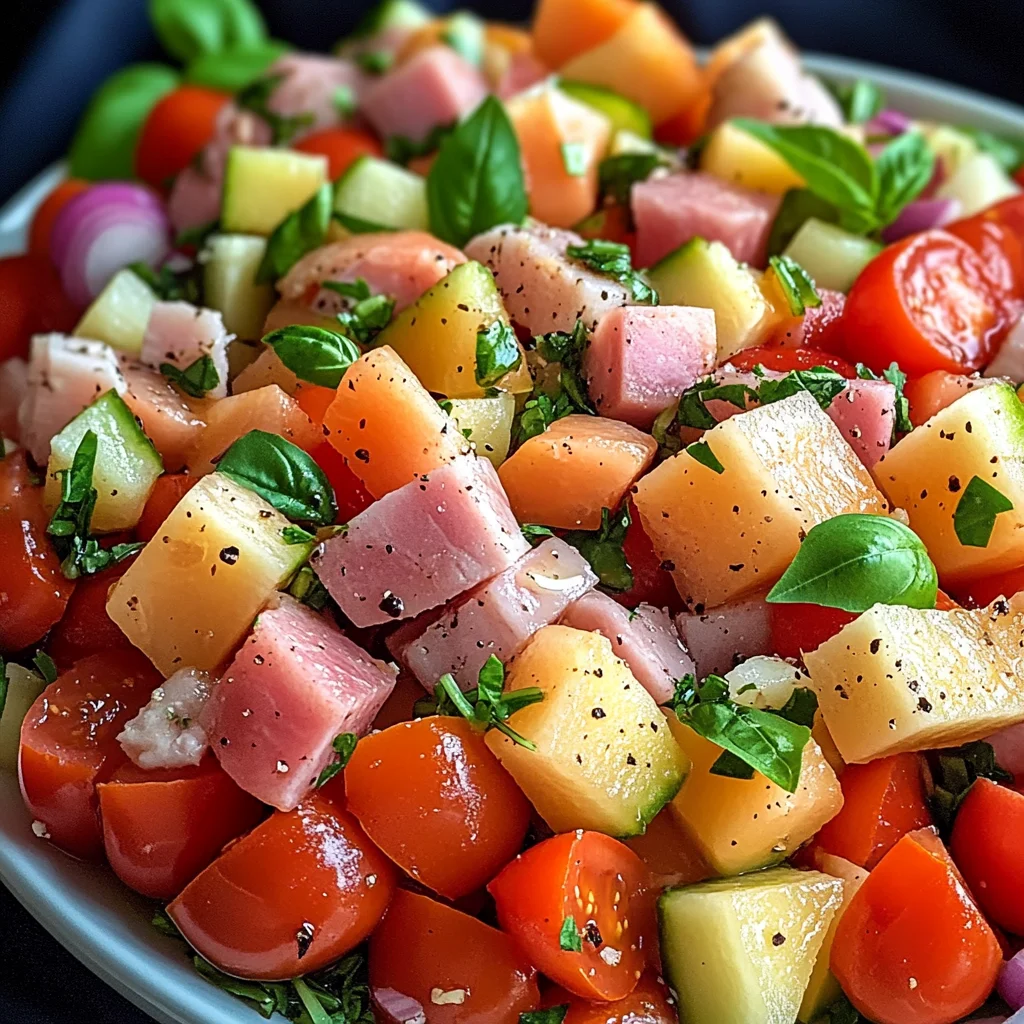 Melonensalat