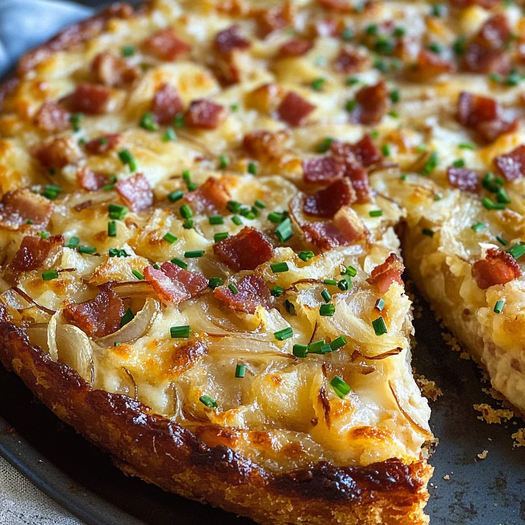 Omas Zwiebelkuchen vom Blech