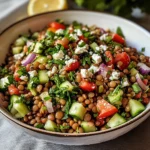 Orientalischer Linsensalat