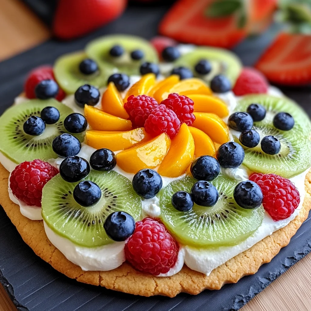 Oster-Ei-Fruchtpizzen