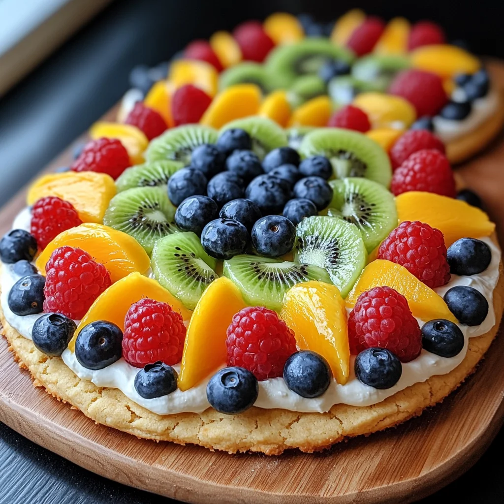 Oster-Ei-Fruchtpizzen
