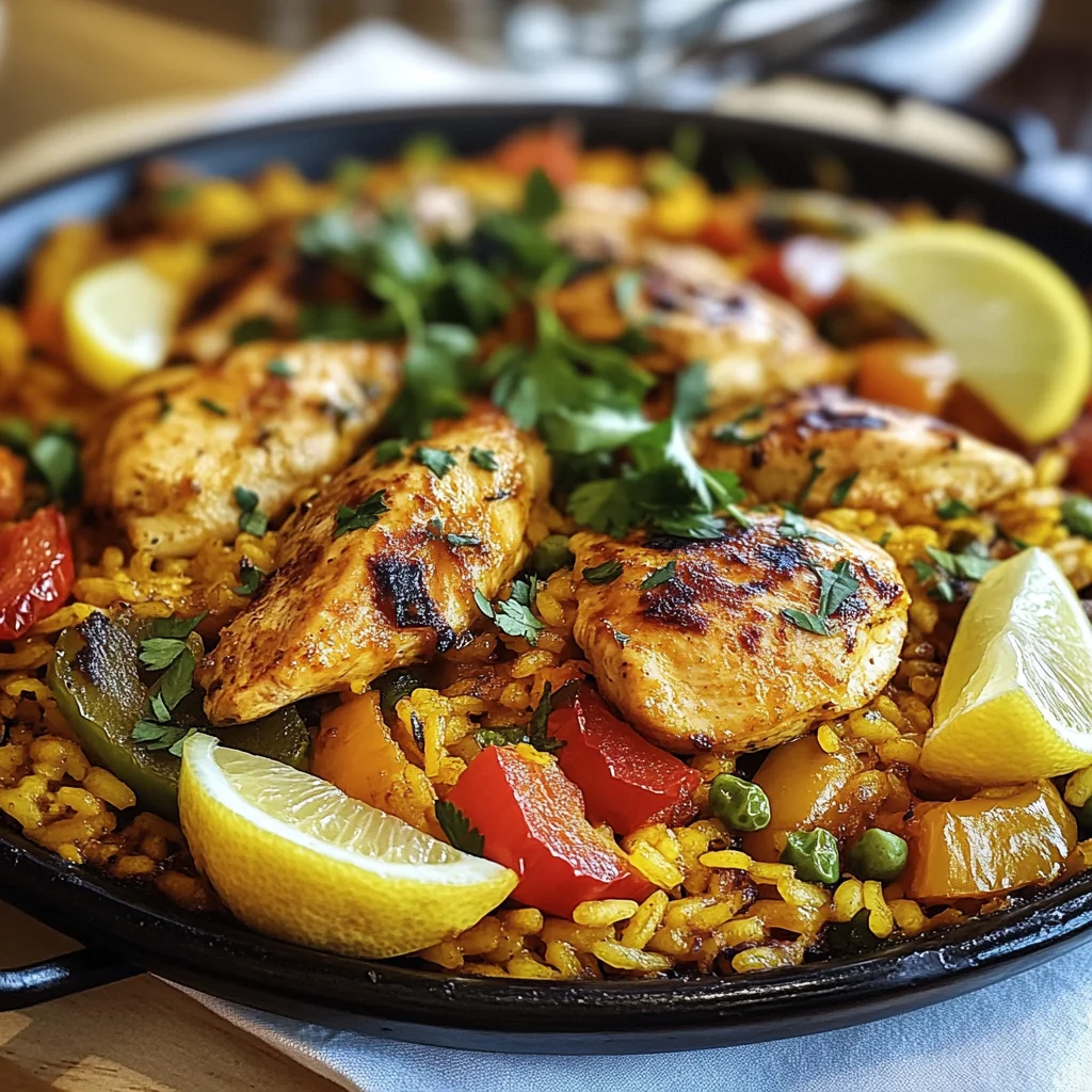 Paella mit Hähnchen