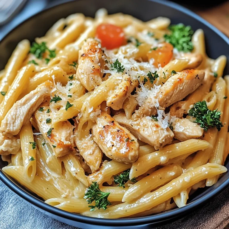 Pasta mit Hähnchen