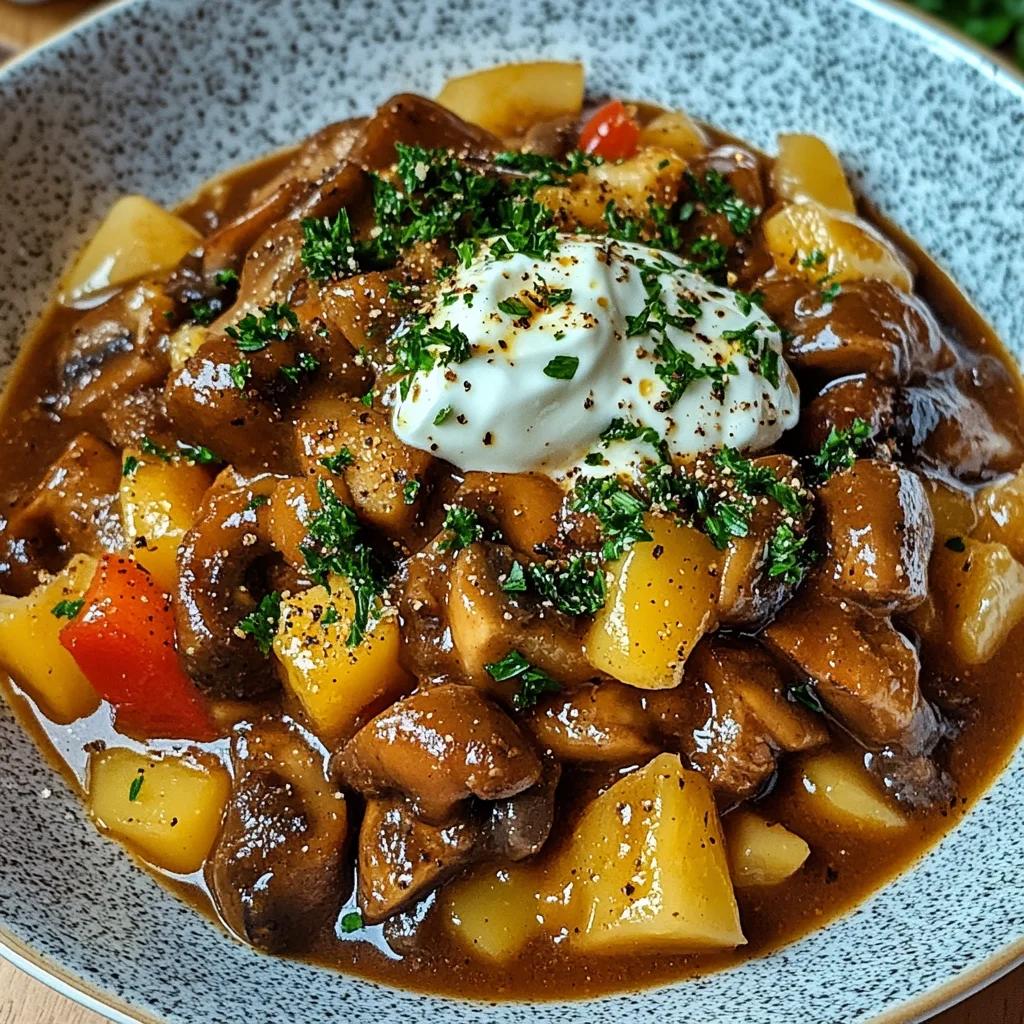 Pilzgulasch
