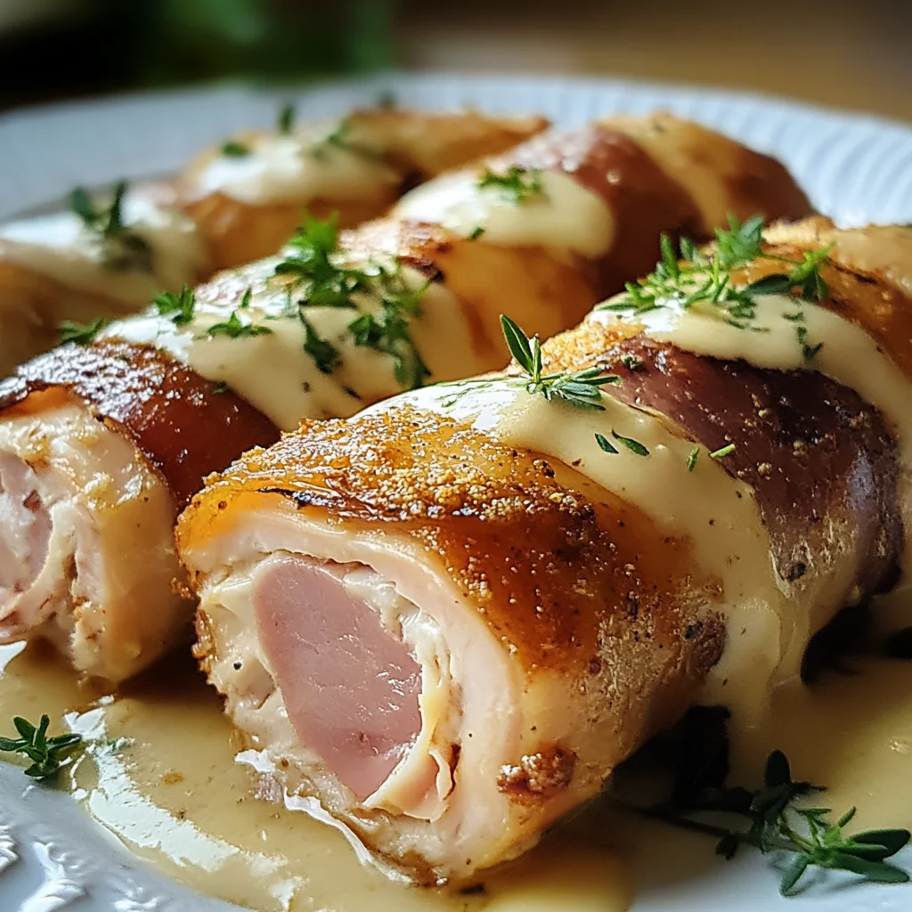 Puten-Schinken-Rouladen