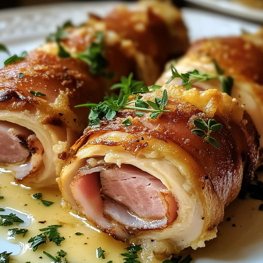 Puten-Schinken-Rouladen