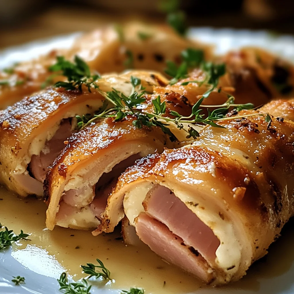 Puten-Schinken-Rouladen