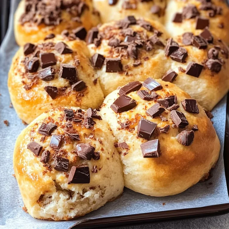 Schokobrötchen ohne Hefe selber machen