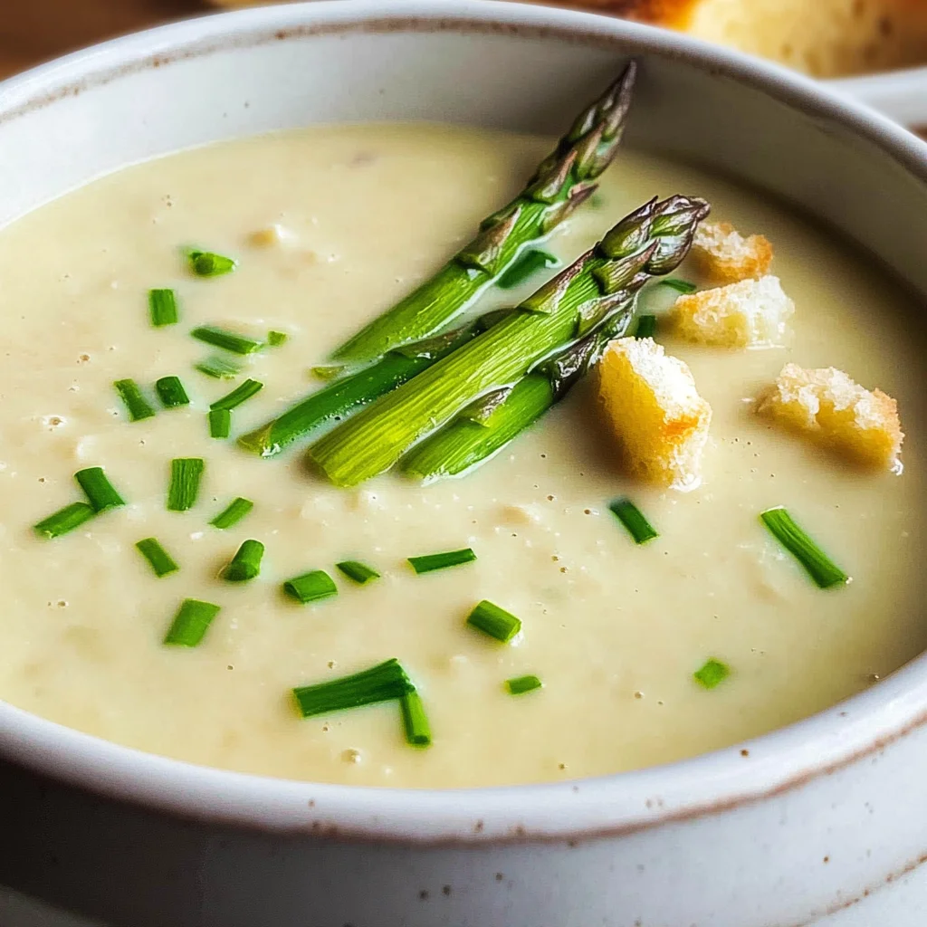 Spargelcremesuppe - einfach & wie von Oma