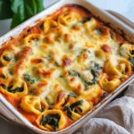 Tortellini-Auflauf mit Spinat