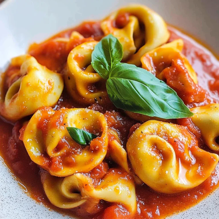 Tortellini mit Tomatensoße