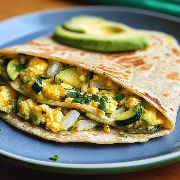 Zucchini-Frühstücks-Tortillas