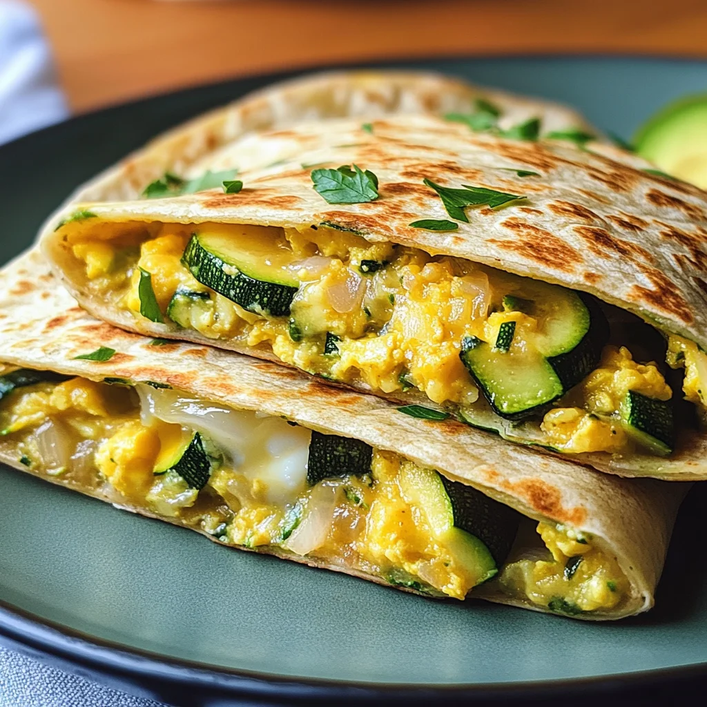 Zucchini-Frühstücks-Tortillas