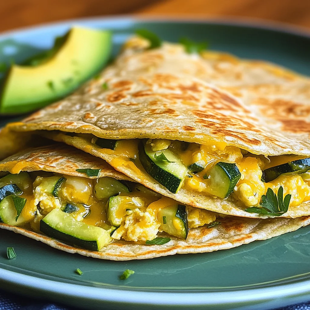 Zucchini-Frühstücks-Tortillas