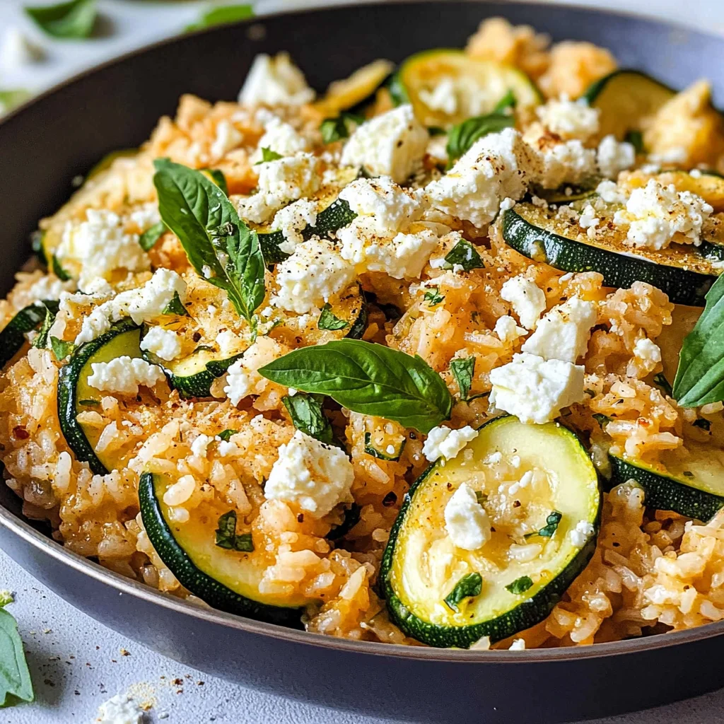 Zucchini-Reis-Pfanne
