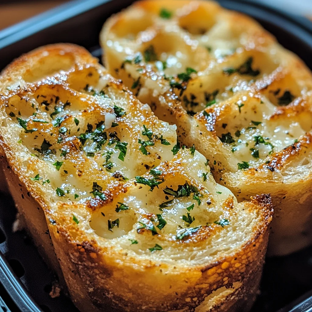 Airfryer Knoblauchbrot