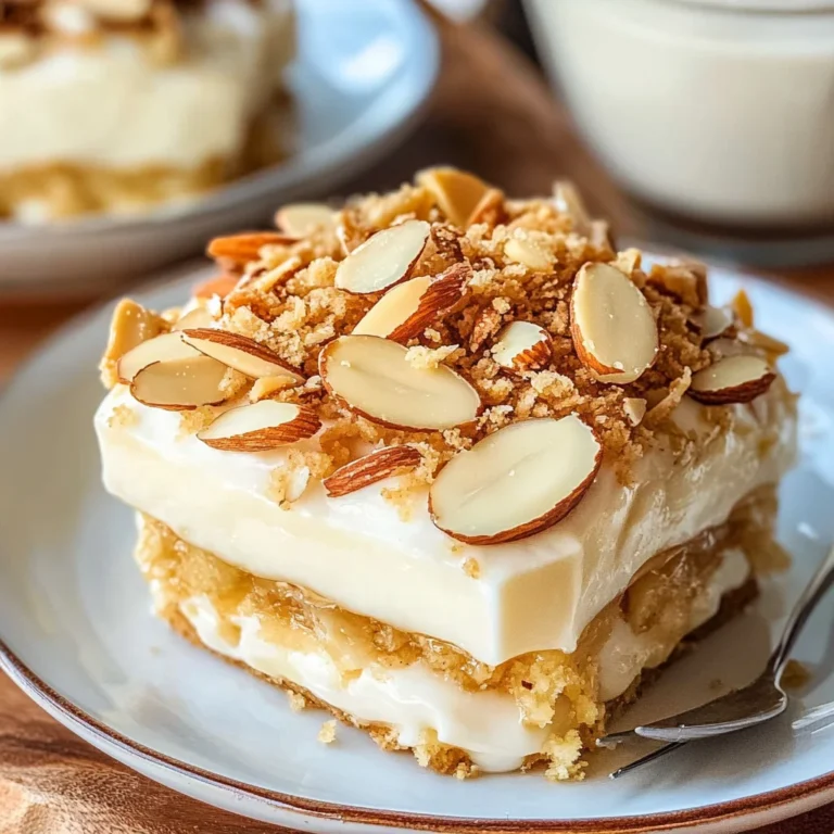 Bienenstich-Dessert - mit Löffelbiskuit