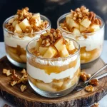 Bratapfel-Dessert im Glas
