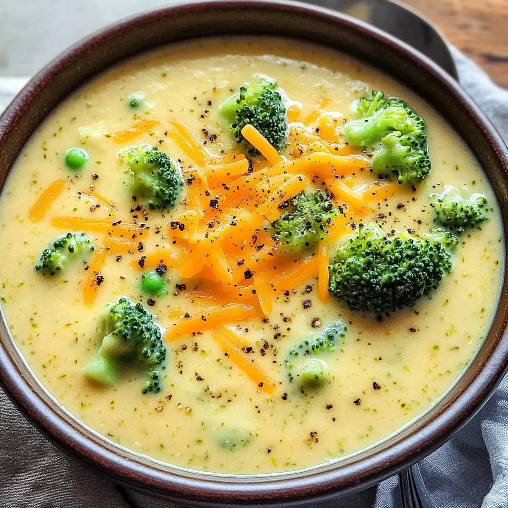 Brokkoli-Cheddar-Suppe - so cremig