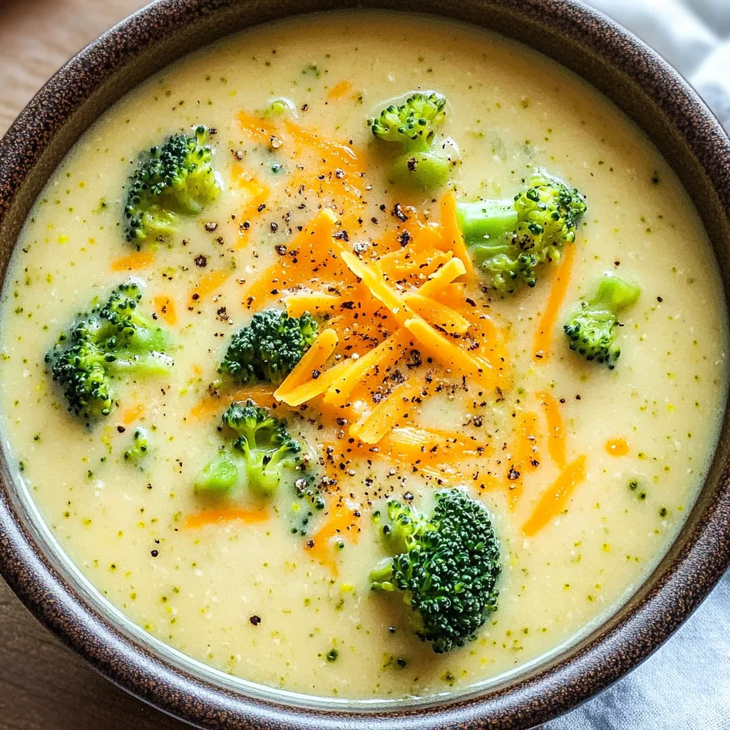Brokkoli-Cheddar-Suppe