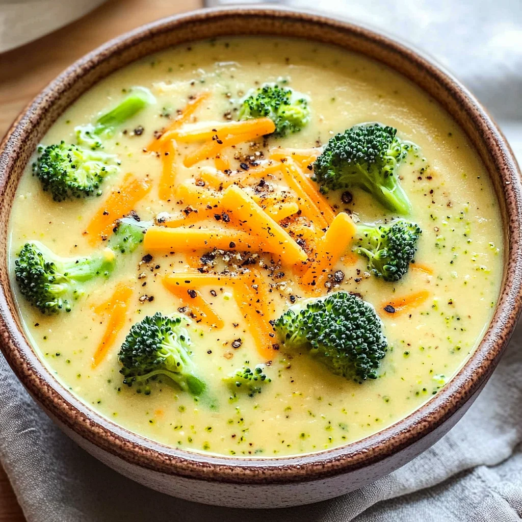 Brokkoli-Cheddar-Suppe