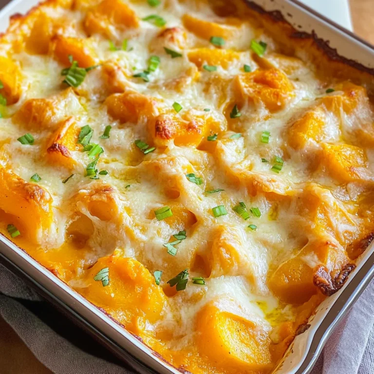 Butternut-Kürbis-Auflauf mit Gnocchi