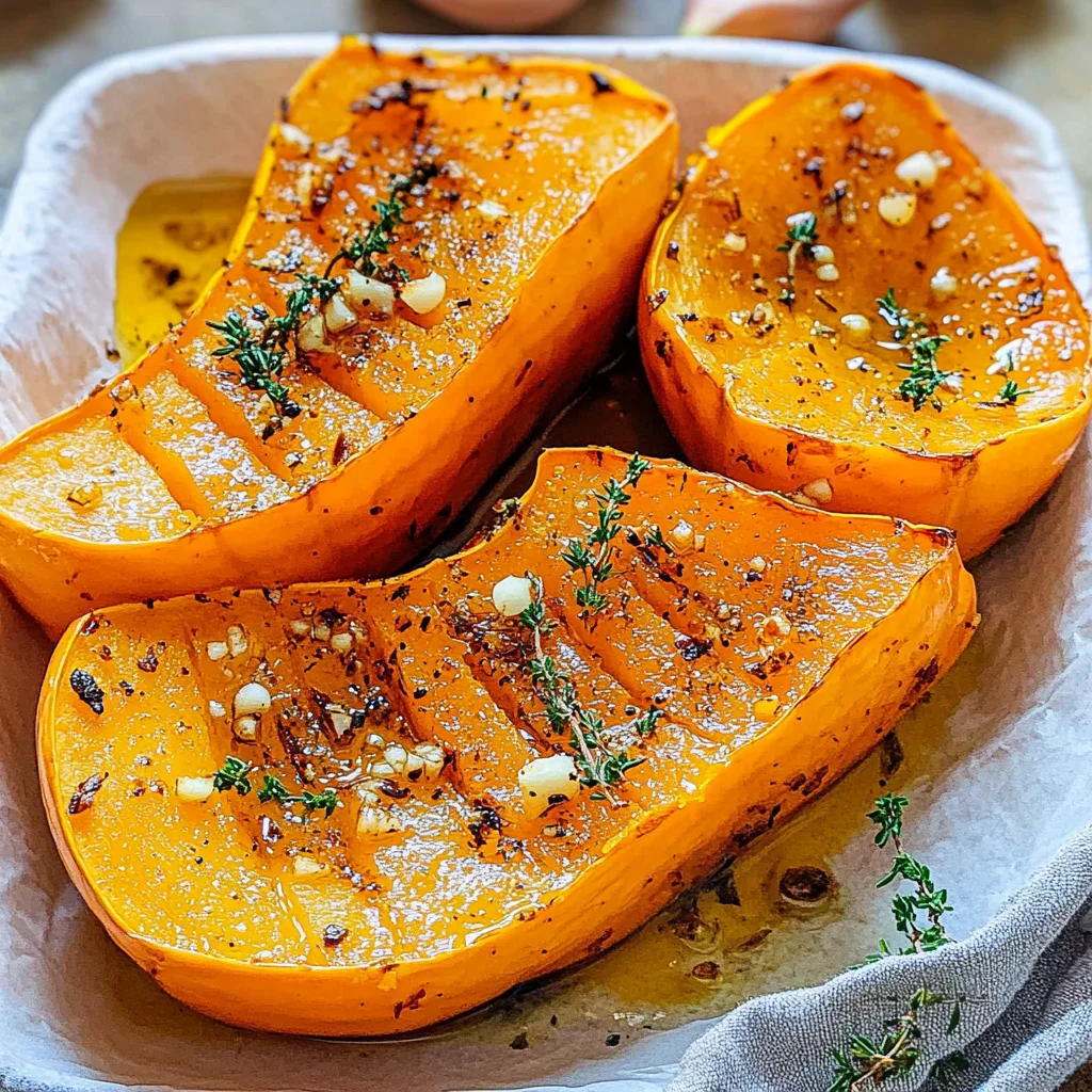 Butternut-Kürbis aus dem Ofen