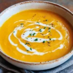 Cremige Butternut-Kürbis-Suppe