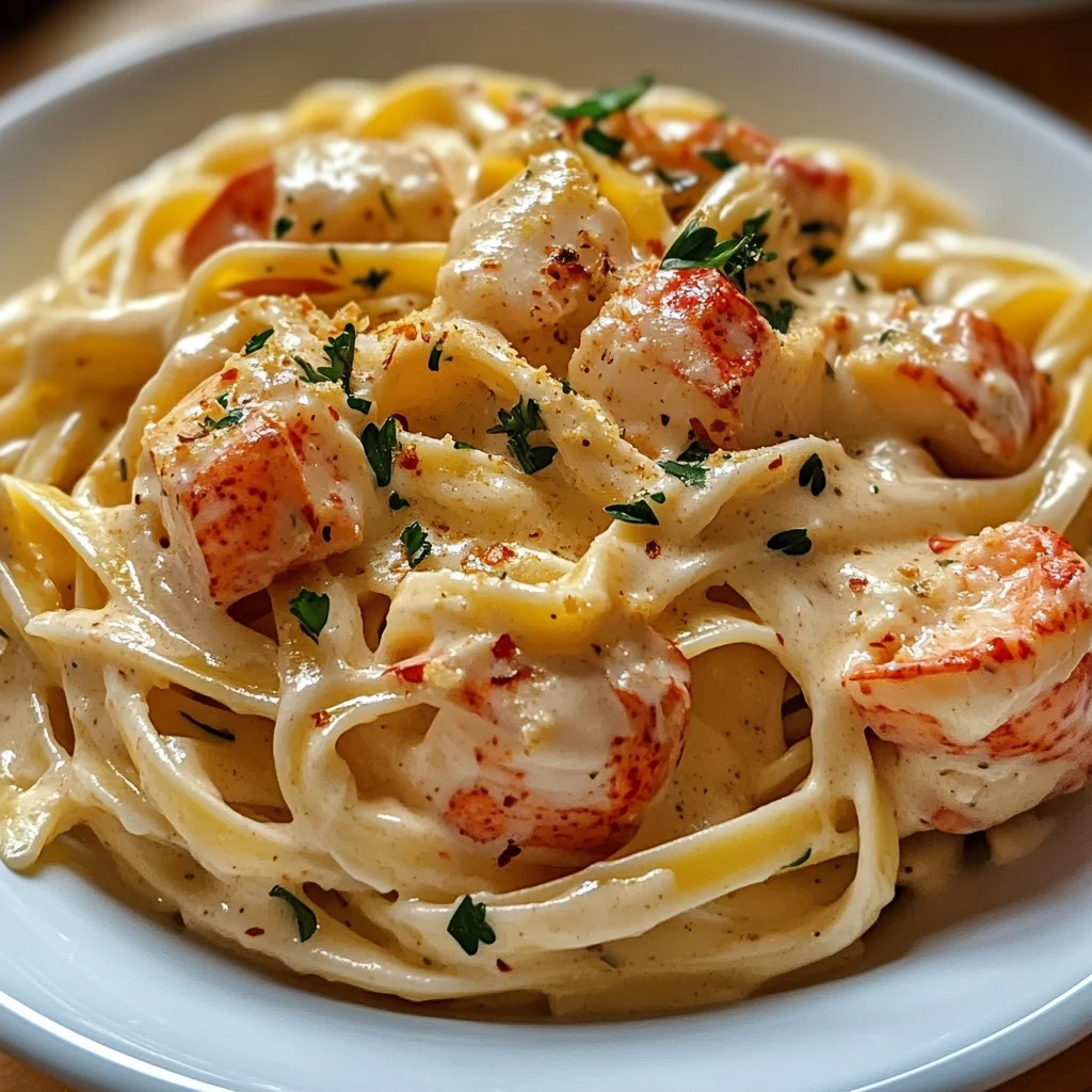 Cremige Hummer-Pasta