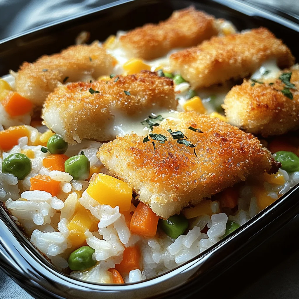 Fischstäbchen-Auflauf