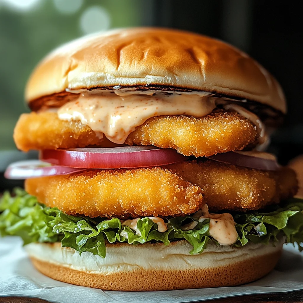 Fischstäbchen-Burger