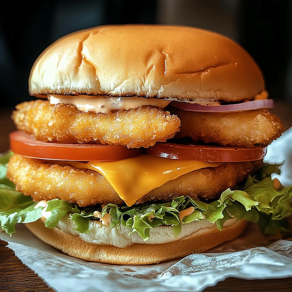 Fischstäbchen-Burger